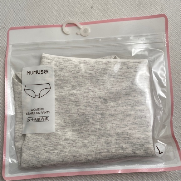 Mumuso seamless gray panty New in package L - Picture 1 of 2